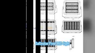 Deniz LED Işık 200W Korozyona Dayanıklı