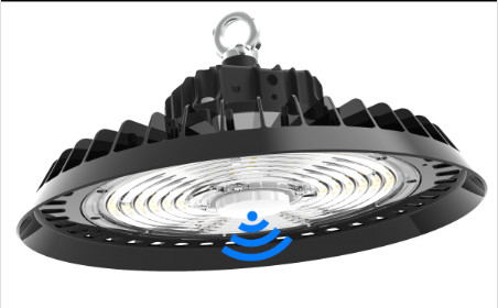 150W IP65 21000lm Döküm UFO LED Yüksek Bay Işığı 140LPW, Endüstriyel ve ticari ışıklar için Gün Işığı veya Hareket Sensörlü