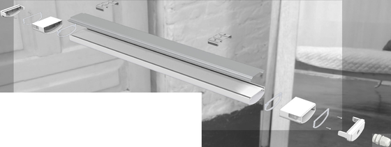 Toz ve Su Geçirmez IP66 Triproof Aydınlatma Armatürü 40 Watt 1200mm