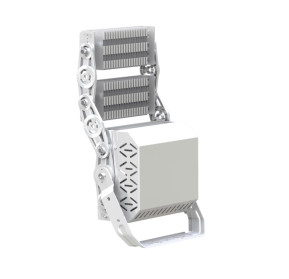 LED Spor Aydınlatma için L Şekli Ayarlanabilir Braket Yüksek Direk Işığı ile 500W Modüler LED Projektör
