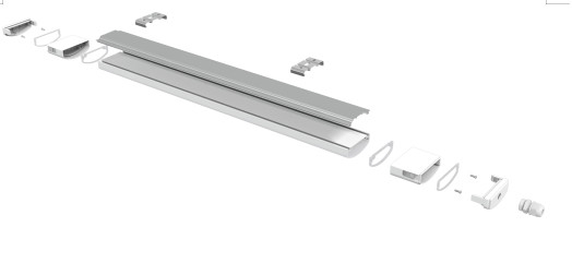 160lm/W 120LPW SMD2835 Endüstriyel Led Triproof Işık