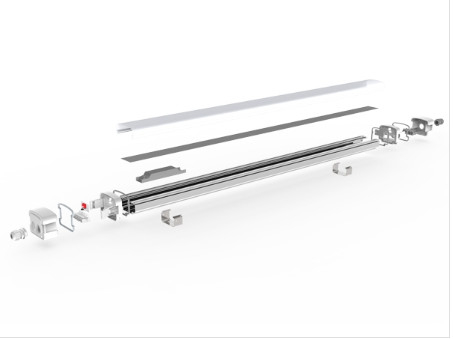 Endüstri 50W LED Tri Proof Işık 160LPW LED 0-10V 5 Yıl Garantili Karartma
