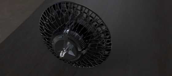 150W 140LPW Yüksek Güçlü LED Yüksek Bay Işıkları Endüstriyel Depo Aydınlatma IP66