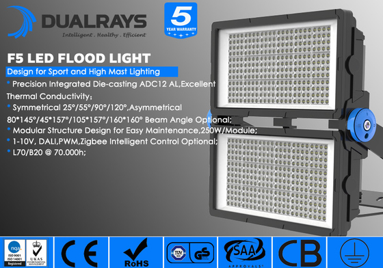 1000W Modüler LED Sel Işık Çevre Koruma Halka Açık Yerler İçin 5 Yıl Garanti