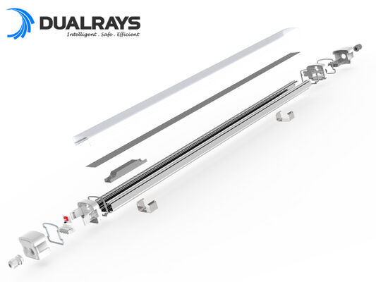DUALRAYS D5 LED Nem Geçirmez Lamba, DIP Anahtarlı Güç/3CCT ve kablo geçişli