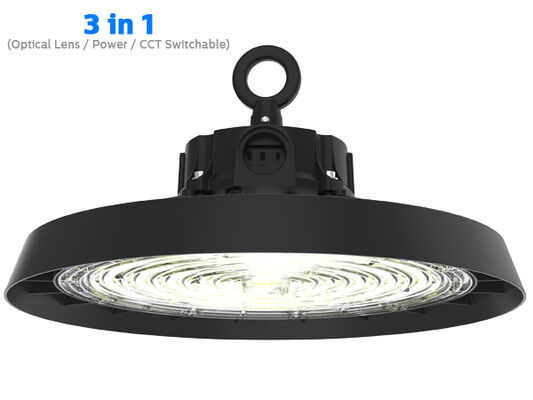 1 10V hareket sensörü ve esnek endüstriyel için acil durum aydınlatması da dahil olmak üzere çoklu kontrol seçenekleri ile LED Highbay Light