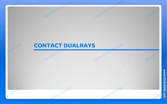 DUALRAYS Europe Stocking LED Triproof Light Doğrudan Hollanda'dan 3 iş günü içinde gönderilir ve yerel satış sonrası servis bakım ve onarımından yararlanır
