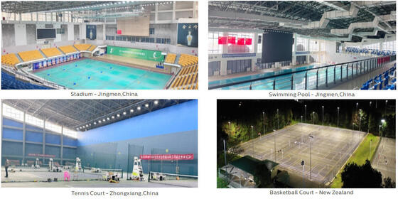 300W SPL4 LED spor ışığı 600W Metal Halide 7 yıllık yedeklemesi Akıllı Zigbee kablosuz kontrolü ile garanti