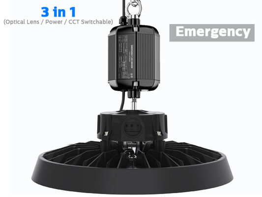 AC100~240V UFO LED Yüksek Bay Işık Döküm Alüminyum IP65 LUMILEDS Işık Kaynağı 50/60Hz