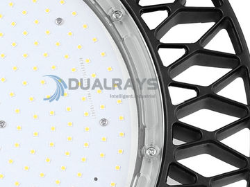 50000 Saat Ömür 100W 140LPW Endüstriyel UFO Yüksek Bay Led Aydınlatma Çanı Siyah Beyaz