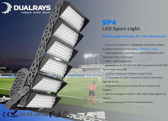 Ip66 1500W Yüksek Direk LED Sel Işıkları Tuz Sisi Dayanıklı SAA, RCM CE ROHS SMD5050