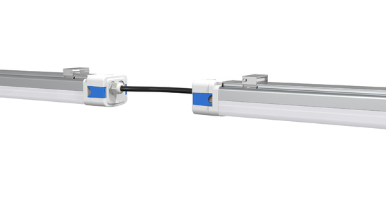 Atölyeler Depo için IK08 Tri Proof LED Işık 40W IP66 5ft Su Geçirmez Al PC