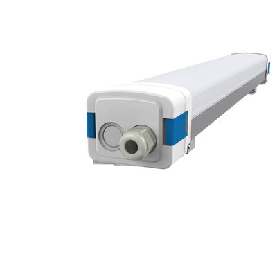 DIP Değiştirilebilir D5 LED Üçlü Korumalı Işık 40W Üç Renkli 5ft Beyaz PC Kapağı