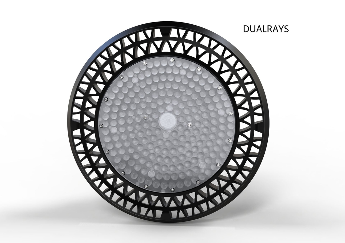 Kısılabilir UFO LED Yüksek Bay Işık, Döküm Al 100W 150W 200W 240W 300W Fabrika için Hareket Sensörü ile