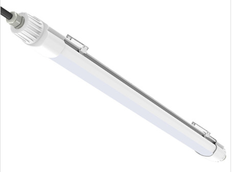 Depo Uygulanan 1200mm Led Tri Proof Işık 160LPW 40W Full PC Muhafaza Uzun Ömürlü