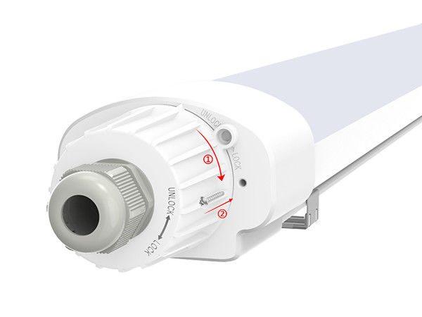 Dualrays D2 Serisi 50 Watt 5ft Atölyeler Buhar Korumalı LED Tri-proof Işık 160LMW IP65 IK10