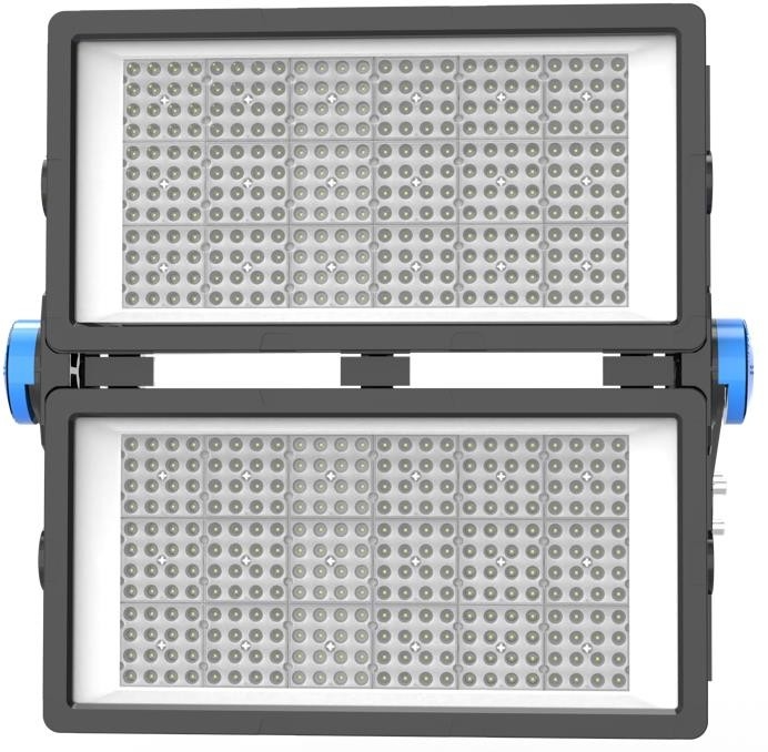 1500W Yüksek Güçlü LED Futbol Projektörleri SMD5050 LED'li Siyah Renk Stadyum Işıkları