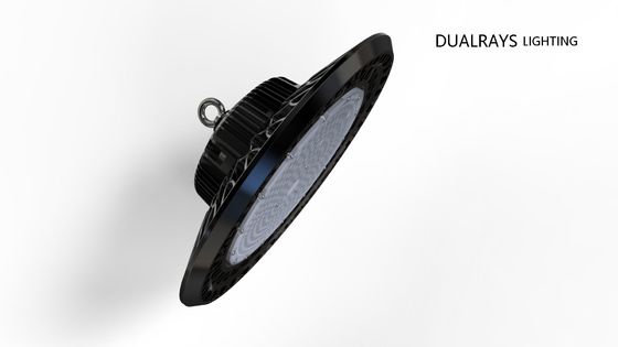 50000 Saat Ömür 100W 140LPW Endüstriyel UFO Yüksek Bay Led Aydınlatma Çanı Siyah Beyaz
