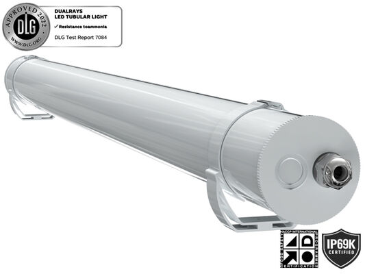 Su Toz Buharına Dayanıklı LED Üçlü Korumalı Işık 160LPW 20W 30W 40W 50W PIR Sensörü T8 Tüpleri Değiştirin